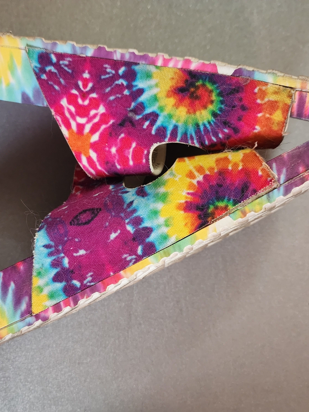 Steve Madden Tie-Dye Double-Buckle Slide Sandals - Picture 4 of 7